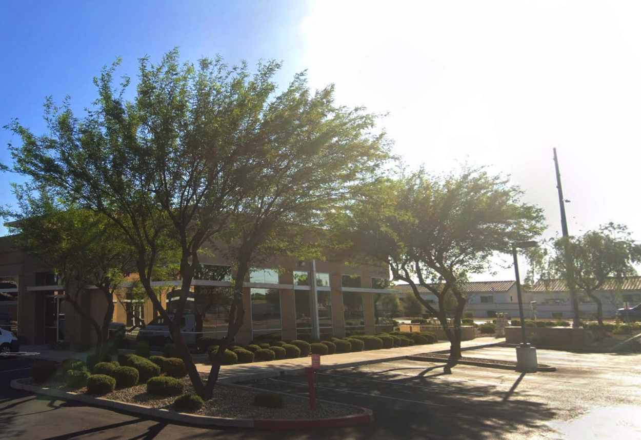 Work Injury Centers of Arizona office exterior at 9150 W Indian School Rd, Phoenix, AZ 85037